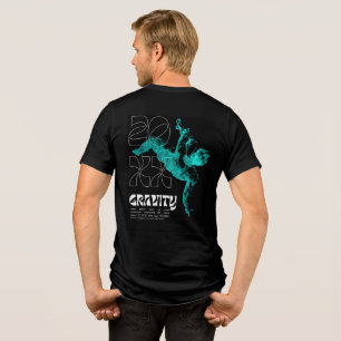 Gravity Dance 2025 - Dynamic Aqua Figur T Shirt