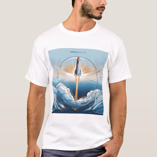 Gravity Defying Rocket T-Shirt (Framsida)