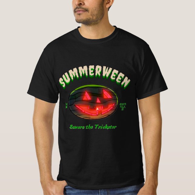 Gravity Falls Summerween T Shirt (Framsida)