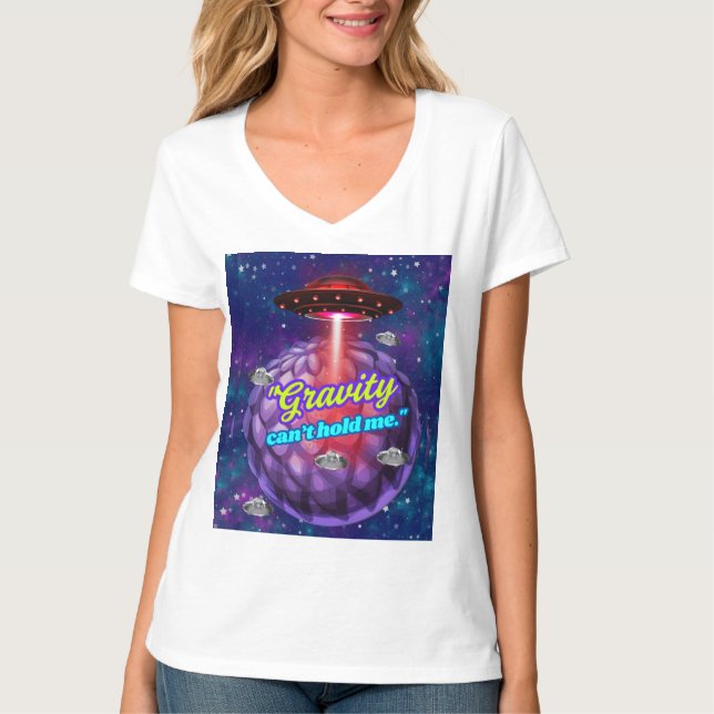 GRAVITY KAN INTE HÅLLA MIG T SHIRT (Framsida)