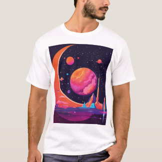 Gravity & Magnetism in Space – Futuristic Science  T Shirt