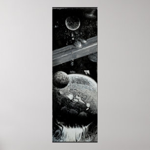 Gravity Måne Poster