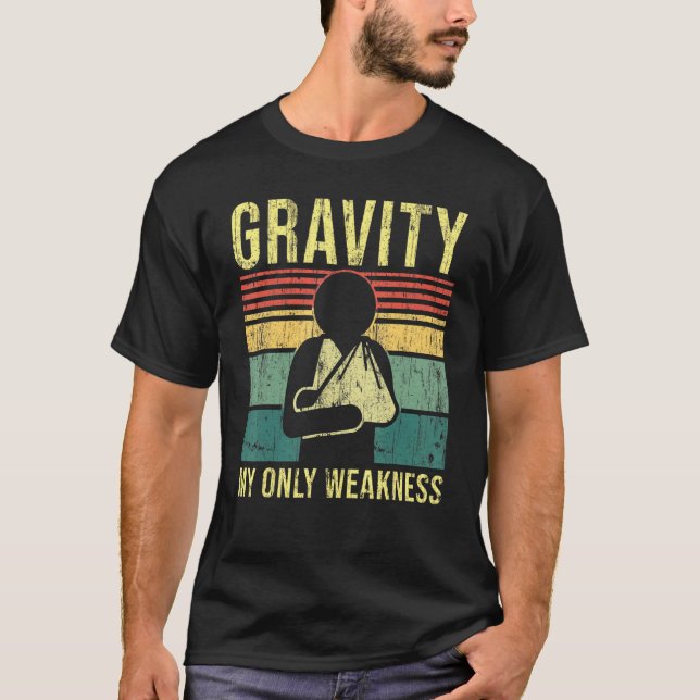Gravity Min enda svaghet - skada i Arm T Shirt (Framsida)