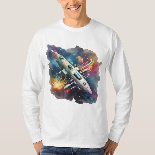 Gravity’s Väg - Cosmic Voyage T-Shirt (Framsida)