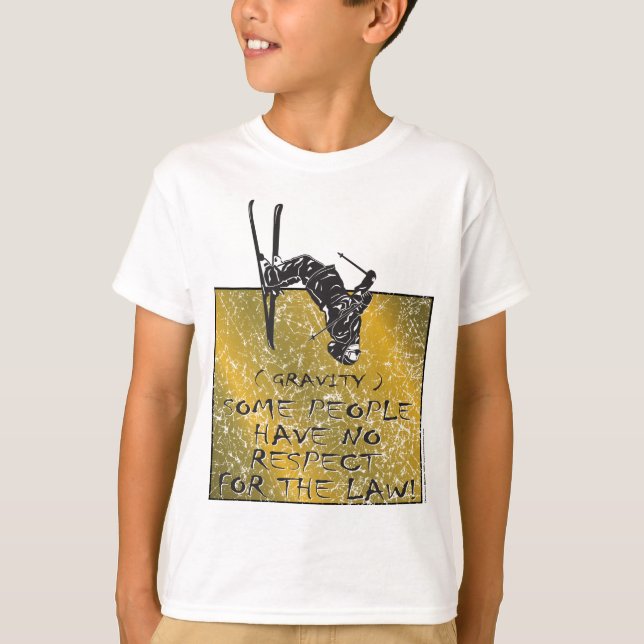 Gravity Skier T-shirt (Framsida)