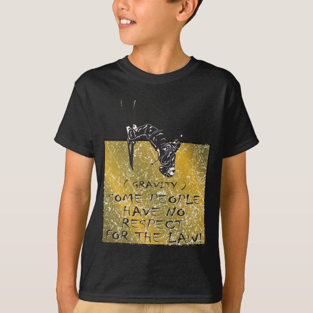 Gravity Skier T-shirt (Framsida)