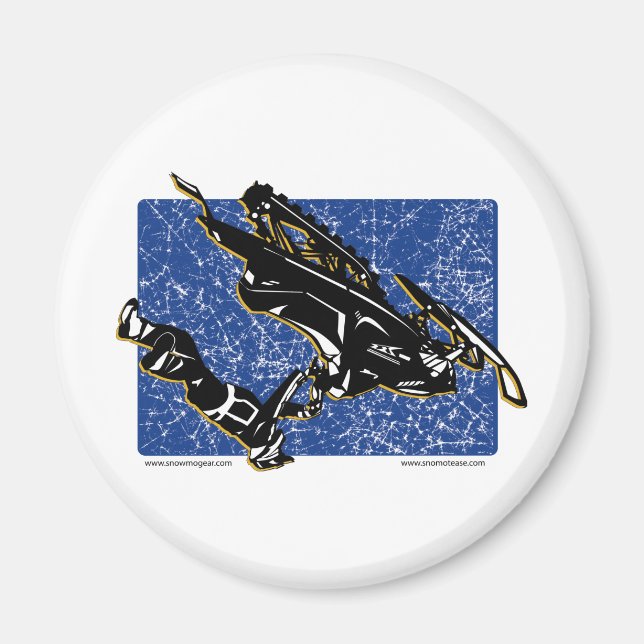 GRAVITY-SLED-in Blue Magnet (Framsidan)