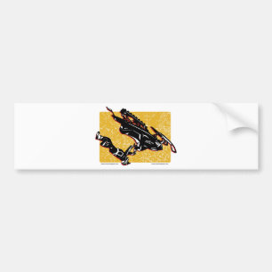 GRAVITY-SLED-in-Gult Bildekal