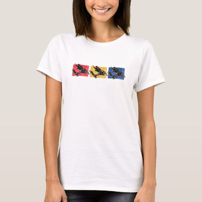 GRAVITY-SLED-in-three-färg T-shirt (Framsida)