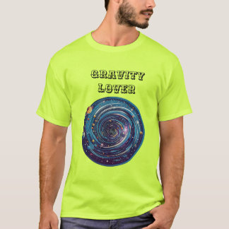 Gravity Thzed Cosmic Whirlpool-Logotyp T Shirt