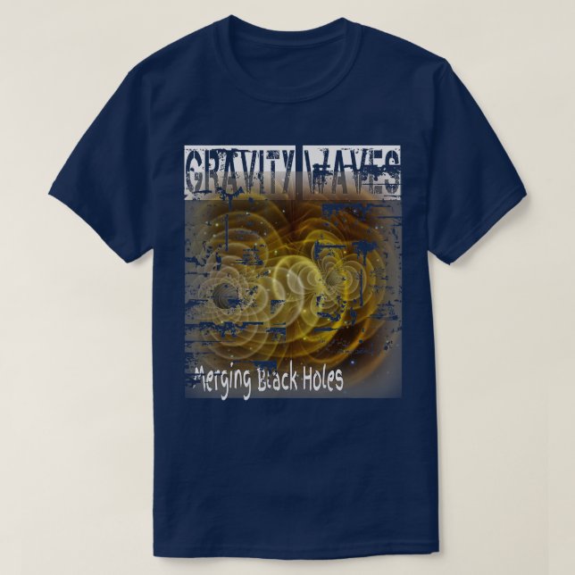 Gravity Vågar Mercing Black Hål T Shirt (Design framsida)