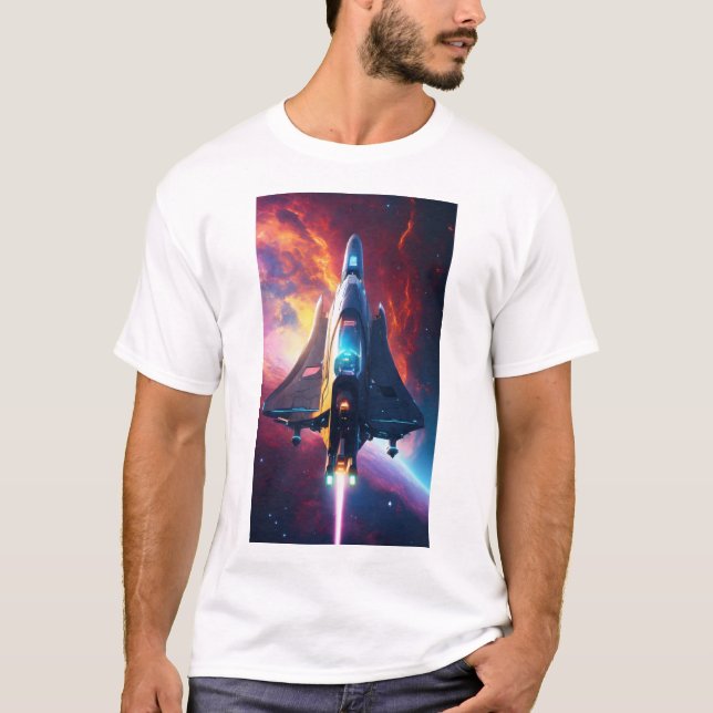 Gravity Voyage Space Station T-Shirts (Framsida)