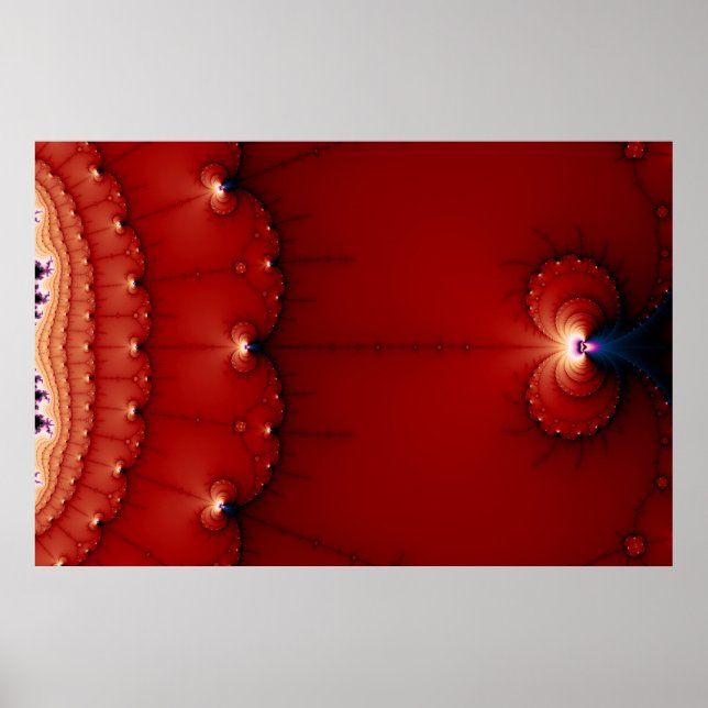 Gravity Wells Fractal Poster (Framsidan)