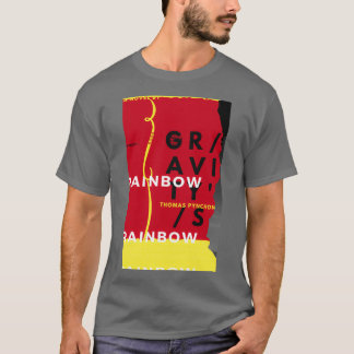 Gravitys Rainbow Bok täckkonstruktion T Shirt