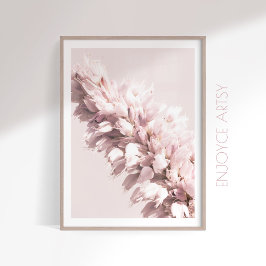 Gravlig rosa - stäng blomsterfotografins väggkonst