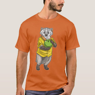 Grävling Bowling Bowlingskula T Shirt