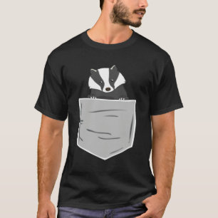 Grävling I Fickan Vilda Djur Grävling I Påse T Shirt