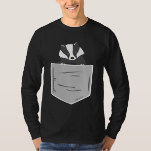 Grävling I Fickan Vilda Djur Grävling I Påse T Shirt