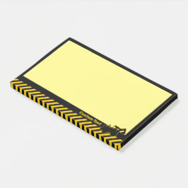 grävmaskin post-it block