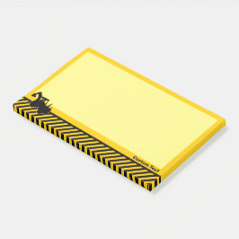 grävmaskin post-it block