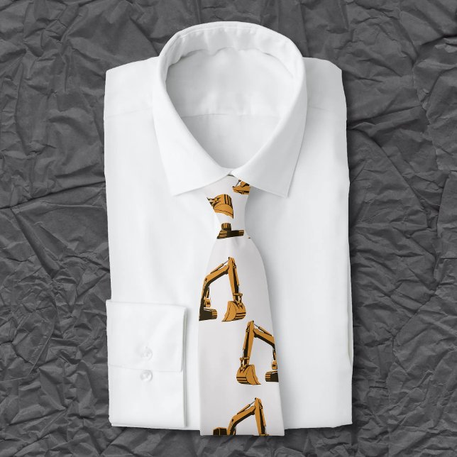 Grävmaskin Slips (Excavator Neck Tie)