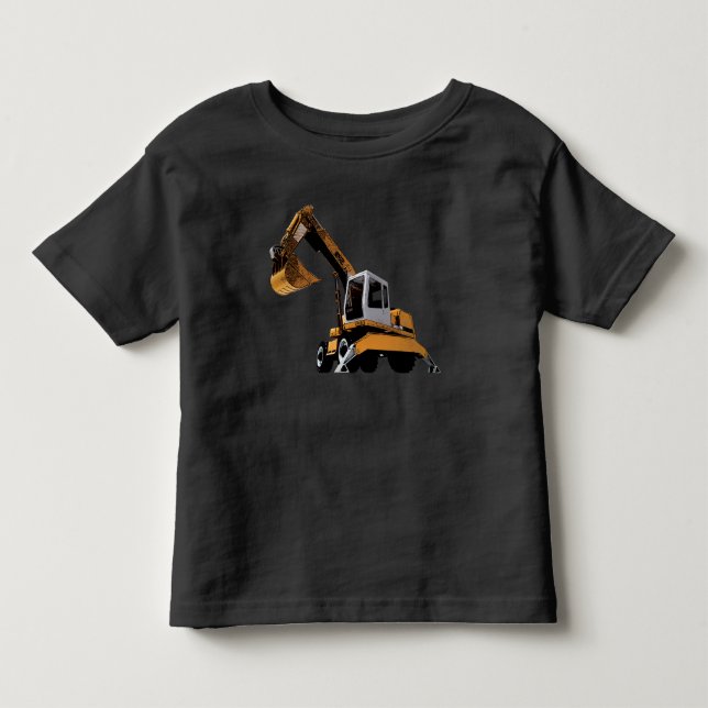 grävmaskin tee shirt (Framsida)