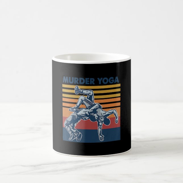 Grävning Murder Yoga Martial Art Costume Gift Kaffemugg (Center)