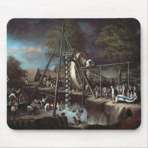 Gravöppning av mastodonen, 1806 musmatta
