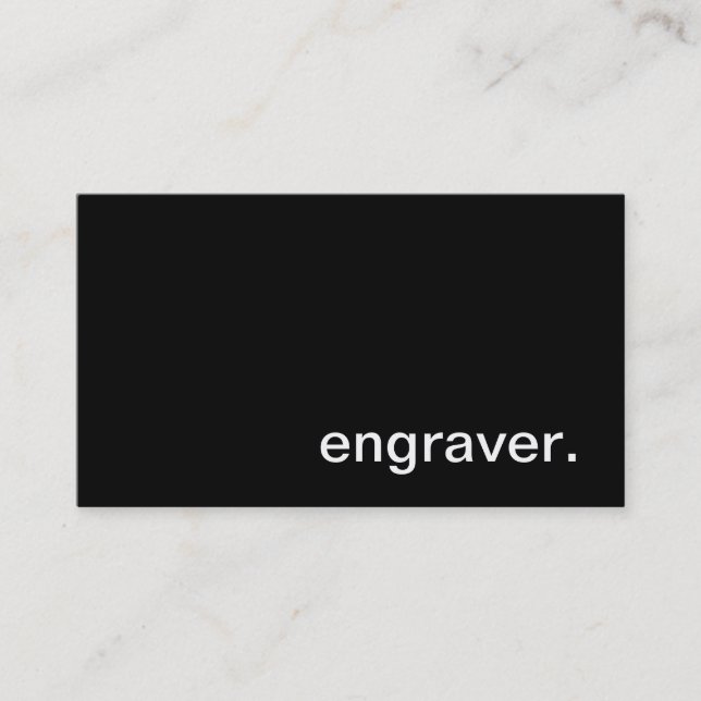 Gravörvisitkort Visitkort (Framsida)