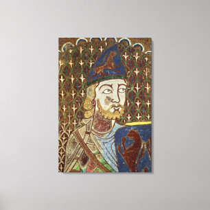Gravplatta av Geoffrey Plantagenet Canvastryck