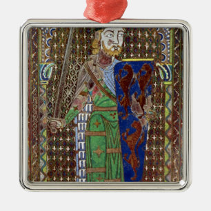 Gravplatta av Geoffrey Plantagenet Julgransprydnad Metall