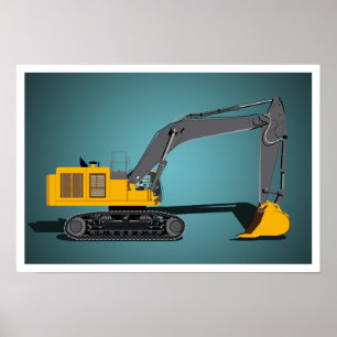Grävskopan Poster