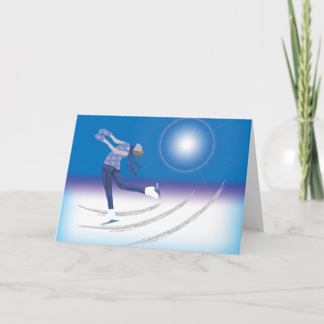 Gravsöm isSkater Helgkort (Framsida)
