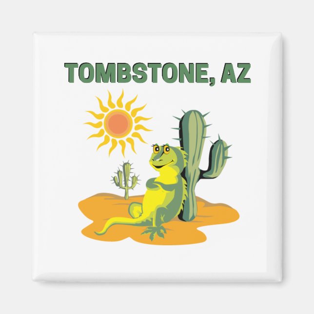 Gravsten Arizona Magnet (Framsidan)