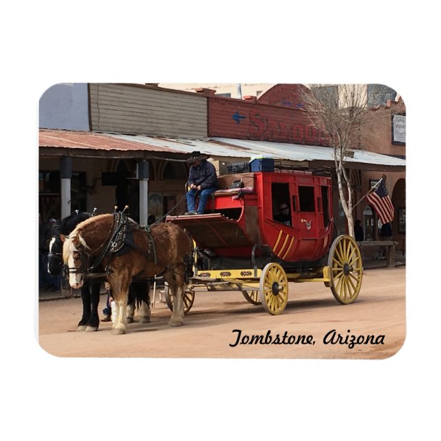Gravsten, Arizona Magnet (Horisontell)
