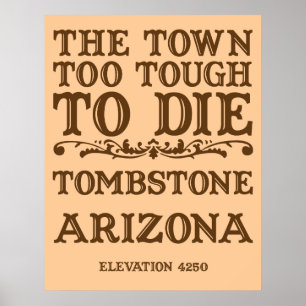 Gravsten Arizona Poster