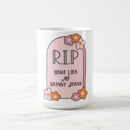 Gravsten för Smala Jeans Kaffemugg
