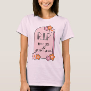 Gravsten för Smala Jeans T Shirt