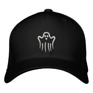 Gravsten Ghost Hunter HAT logotyp med back Broderad Keps