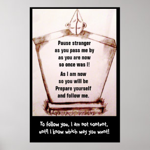 GRAVSTEN HUMOR poster