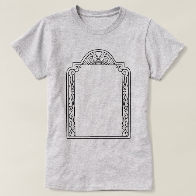 Gravsten T Shirt (Design framsida)
