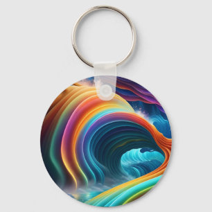 Gravt, Bright Rainbow Waterfall Nyckelring