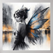 Gravt brunettminimalism i stadsskum