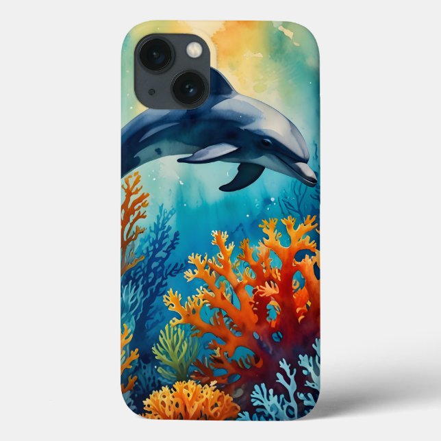 Gravt delfin i Coral Paradise (Baksida)
