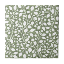 Gravt Löv Cascade White Foliage Mönster Löv