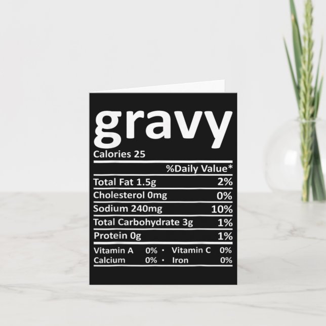 Gravt näringsfag Roligt Thanksgiving jul F Kort (Framsida)
