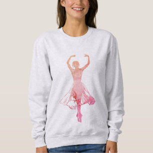 Gravt och poetiskt ballerina silhouette t shirt
