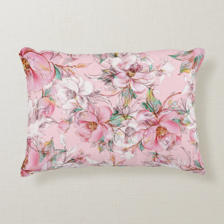 Gravt ro: knoppar sömlösa mönster prydnadskudde