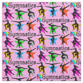 GRAVUS ROSA I KÄRLEK GYMNASTISK FABRIK TYG