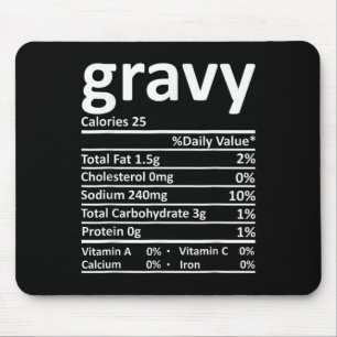 Gravy Näringsfakta Rolig Thanksgiving Jul Musmatta